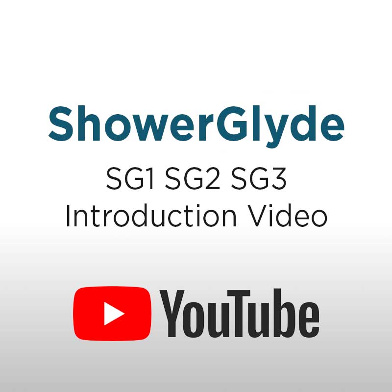ShowerGlyde introduction video on YouTube