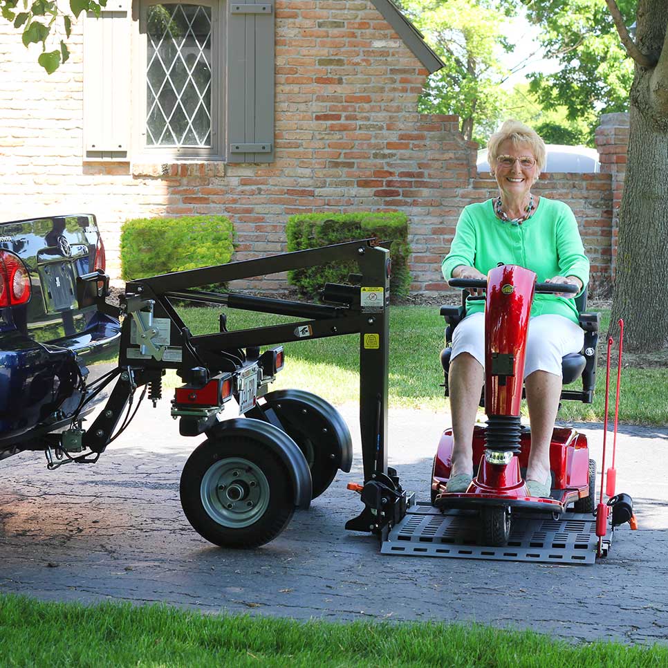 Bruno Chariot Scooter Lift Maxi Twin Hoyer floor lift for rental